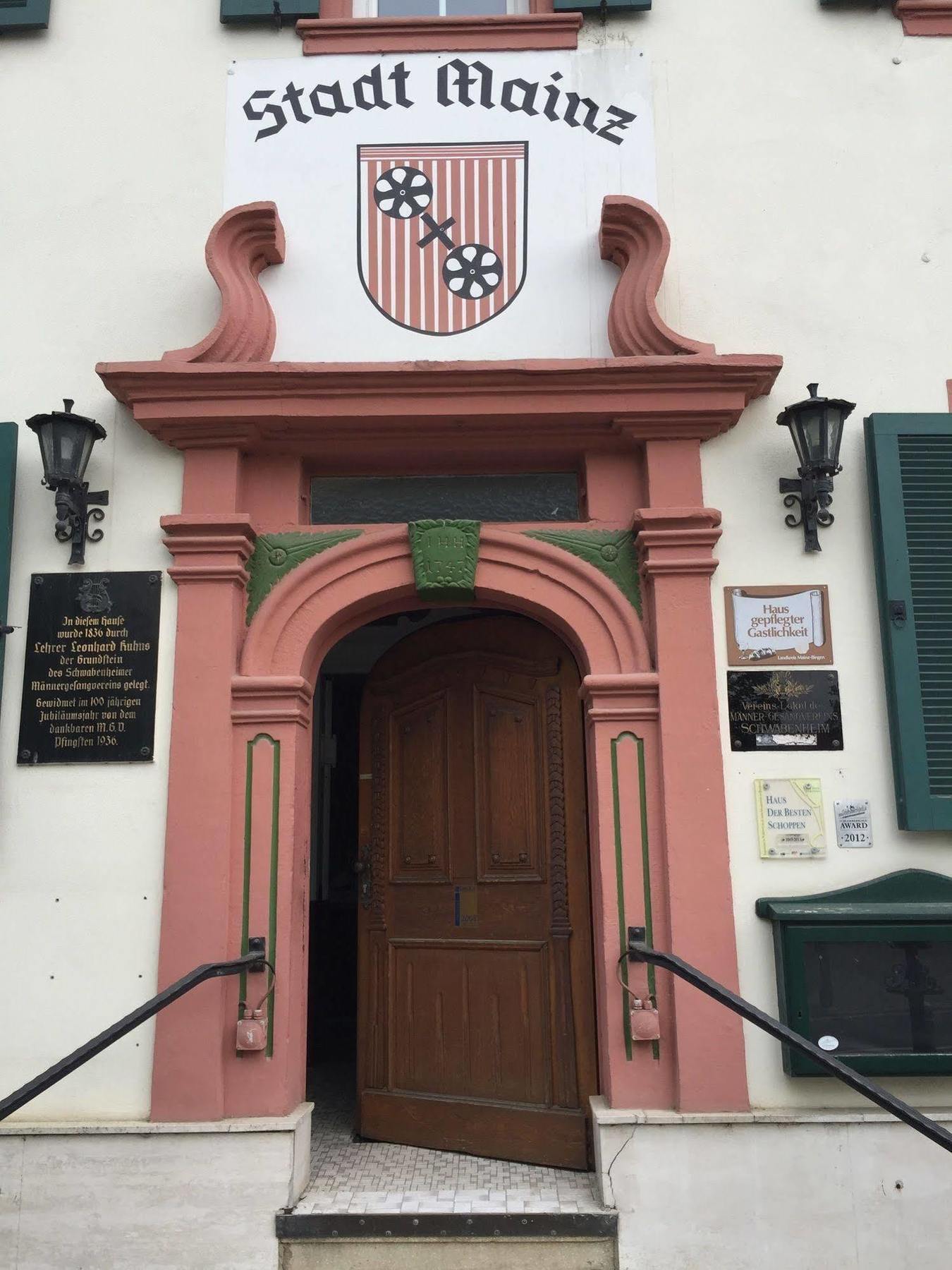 Hotel Stadt Mainz Schwabenheim an der Selz Екстериор снимка